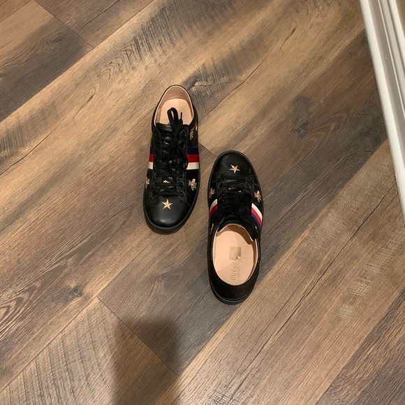 Gucci Ace Sneaker Bees and Stars - Picture 6 of 7